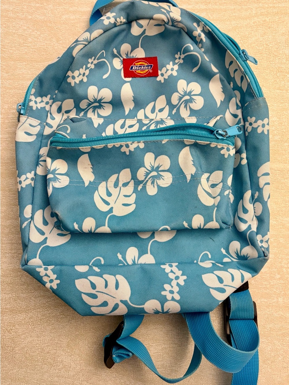 Dickies Blue Floral Hawaiian Backpack